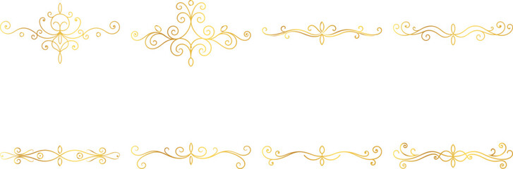 Set luxury classic calligraphic,  set luxury decorative elements, graphic element