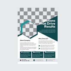 Business brochure flyer design a4 template. Business Leaflet Brochure Flyer template Design Set. Corporate business template.