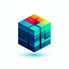 Geometric Cube Logo
