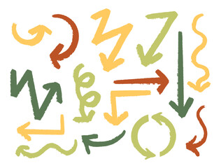 Arrow Doodle Clip Art Illustration Set