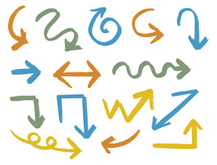 Arrow Doodle Clip Art Illustration Set