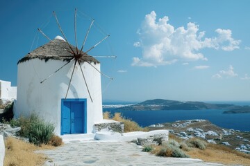 Explore the stunning architecture and scenery of Cyclades islands in Greece during a sunny day, Greece travel destination Cyclades island
