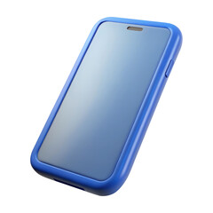 smartphone plastic 3d icons in cartoon plastic style minimal isolated on transparent white background, clipping path