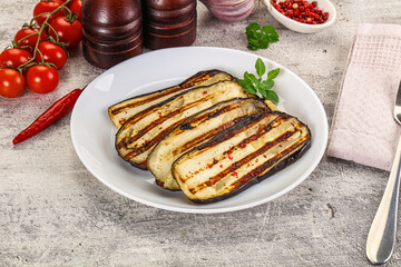  Vegan Grilled eggplant slices snack