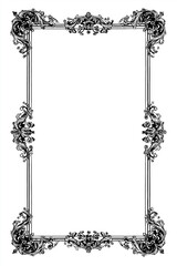Ornate Frame: A beautifully crafted frame, rich with intricate details and timeless elegance, provides a captivating visual experience and a touch of refinement. 