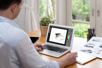 Architectural design brisk software application for architect business and professional designer