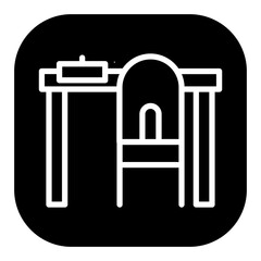 School Desk Vector Icons