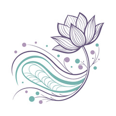 Lotus and Swirl Elements