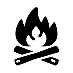 Campfire bonfire fire wood flame camping outdoor heat burn blaze warm light ignite travel adventure
