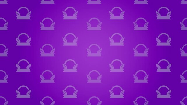Animated Quiz Show Background Loop Video | Trophy Icon Elements| 4K Motion Graphics