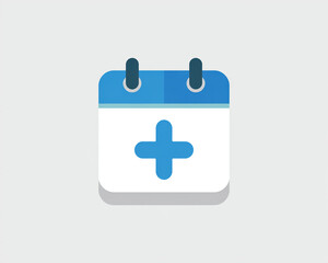 Fototapeta premium Add new appointment medical calendar icon