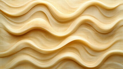Fototapeta premium Creamy, wavy texture