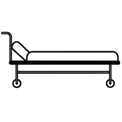 bench isolated on white background