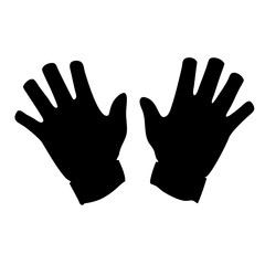 Find black hands silhouette vector illustration for graphic design and creative projects use hands image