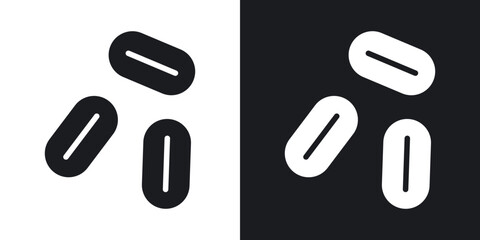 Yeast icons. flat style design.