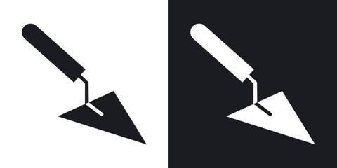 Trowel icons. flat style design.