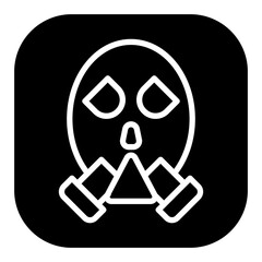Gas Mask Vector Icons