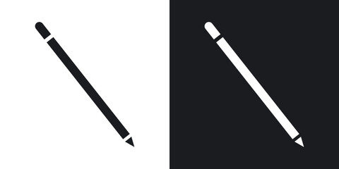 Eyeliner icons. flat style design.