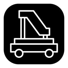 Aircraft Stairs Vector Icons