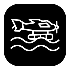 Seaplane Vector Icons