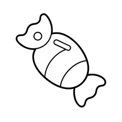 Haribo Candy Outline Line Art Vector