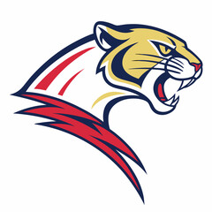 Jaguar Mascot Logo in Speed and Stealth Style