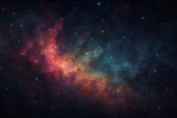 Naklejka premium space galaxy background