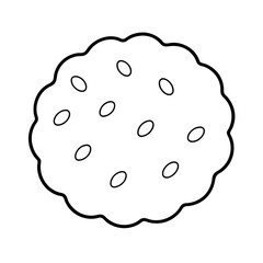 Le Veritable Petit Beurre Line Drawing