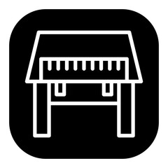 Wooden Piano Vector Icons