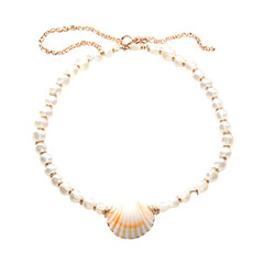 Elegant Anklet with a Refined Pattern of Tra Isolated on Transparent Background