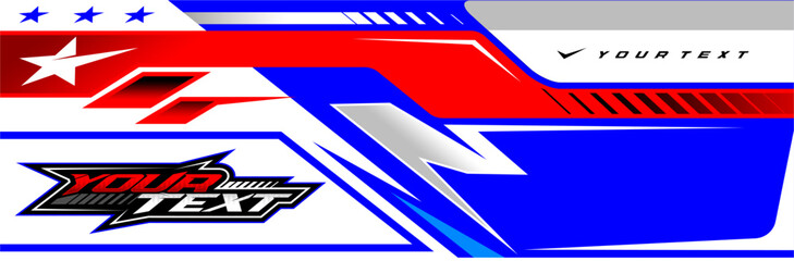 Sport Racing Banner Vector
