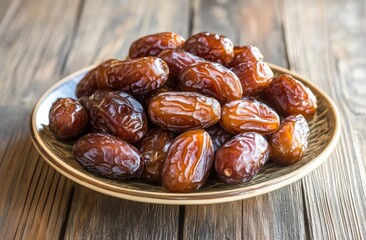 Pile of dates on a plate (1)