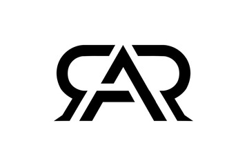 R, A, RA, AR, RR, RAR, ARR, RRA Logo vector illustration for any business especially for sport, business, marketing, company