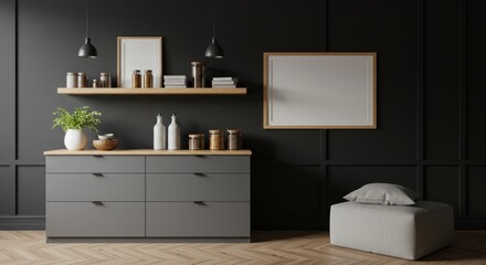 Kitchen wall interior 