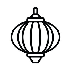Elegant festive hanging lantern decoration design