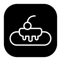 Obraz premium Eclair Vector Icons