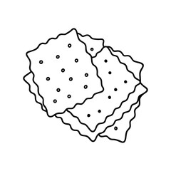 Savory Crackers Hand Drawn Design
