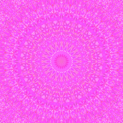 Colorful abstract psychedelic circular floral ornament background