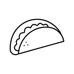 Tacos Vector Sketch Illustration