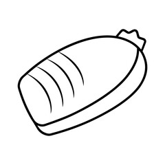 Tamales Outline Vector Illustration
