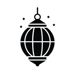 Elegant ramadan lantern festive decoration hanging light