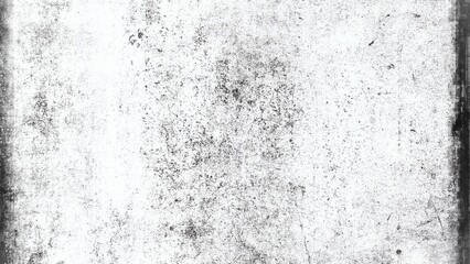 Obraz premium Blurred black and white scratched grunge isolated on background, old film effect. Distressed retro paper abstract stock illustration cracked texture overlays for space or text.