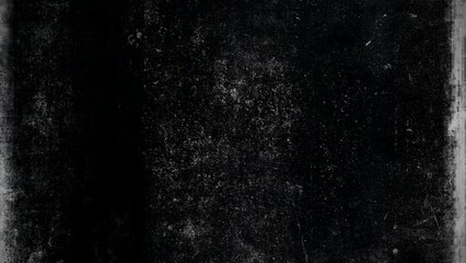 Blurred black and white scratched grunge isolated on background, old film effect. Distressed retro paper abstract stock illustration cracked texture overlays for space or text.