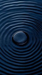 Dark Blue Water Ripple Texture with Subtle Movement
