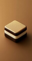 Square Ice Cream Sandwich Dessert.