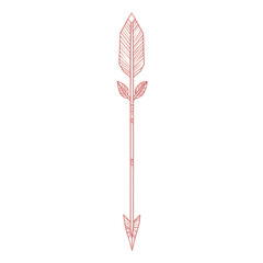 Minimalistic Arrow with Precise Linework in Powder Isolated on Transparent Background