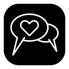 Love Message Vector Icons