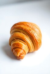 Fototapeta premium close up of a pastry on a white surface