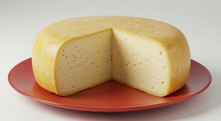 cheese on a white background