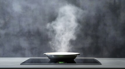 Heat waves a cooking surface Intensity no text